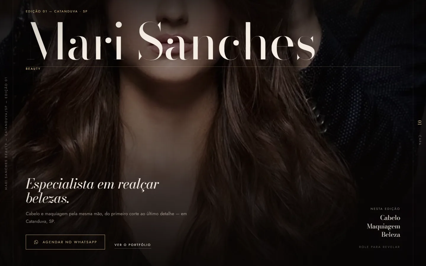 Site da Mari Sanches Beauty